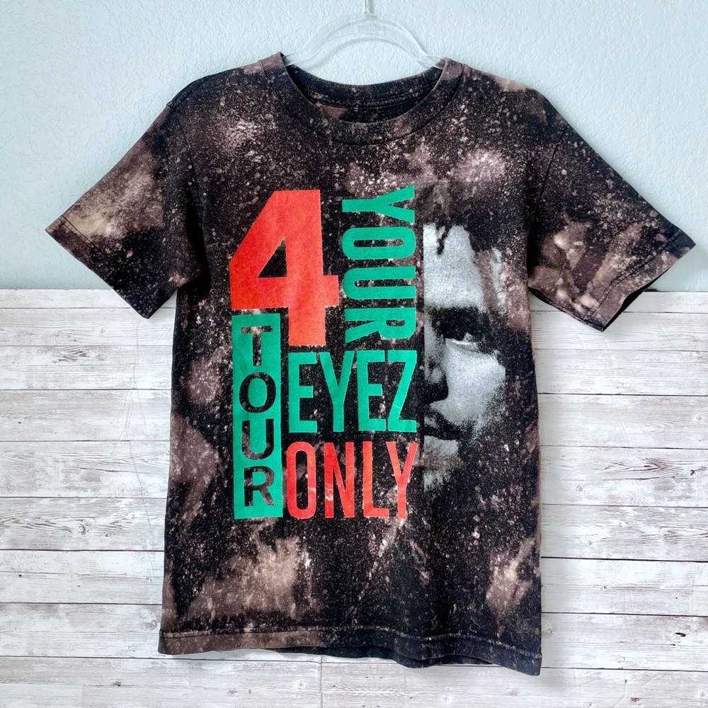 J. Cole Dreamville 4 Your Eyez Only Tour Reworked Bleach T Shirt Size S/M